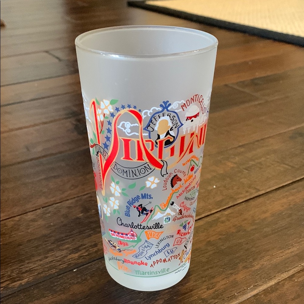 Catstudio Virginia Souvenir Frosted Glass NWT